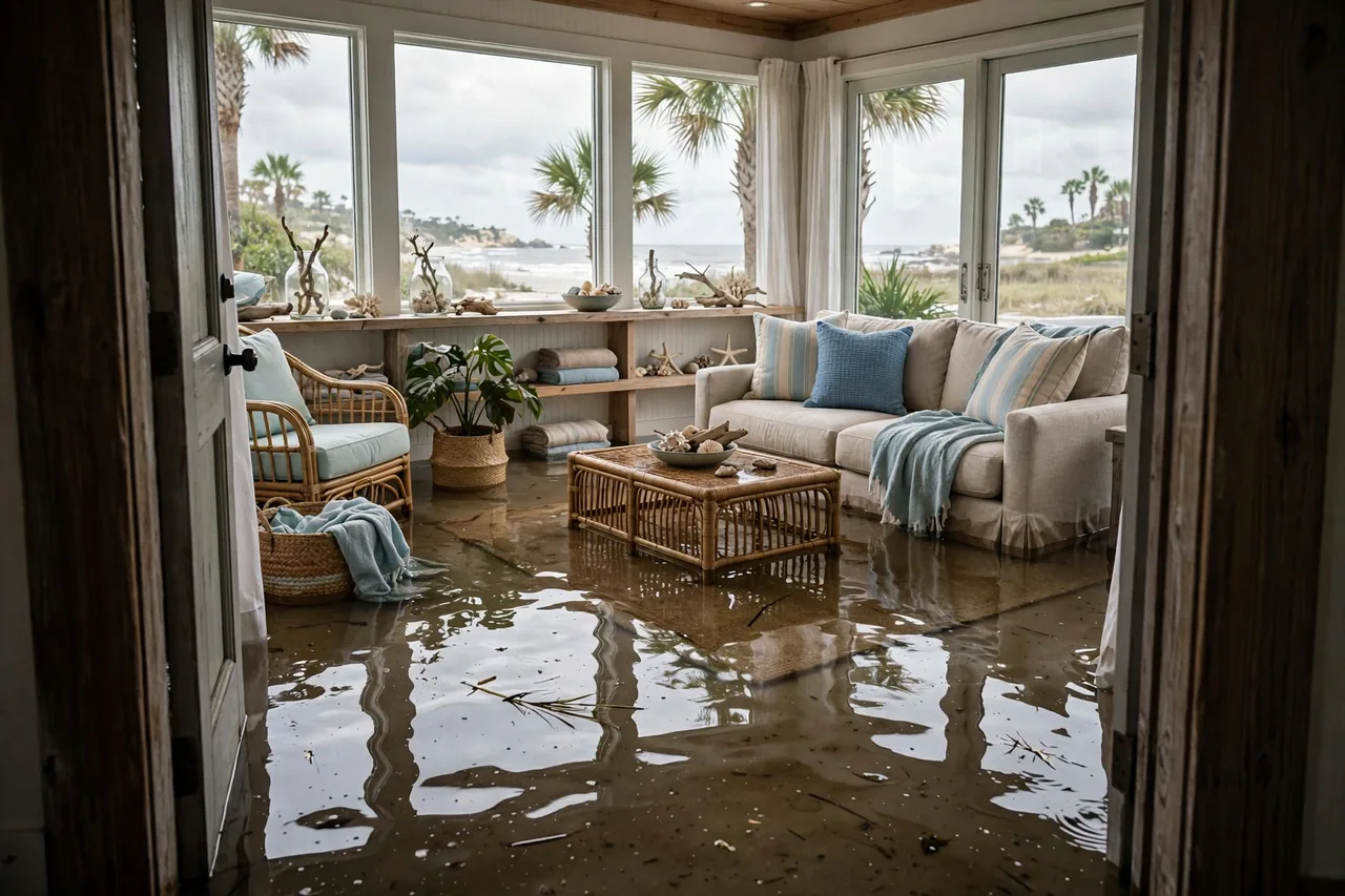 Flooded Vacation Rental Cleanup — guide